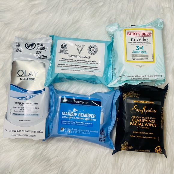 NEW makeup Wipes bundle of 5 - Picture 2 of 2